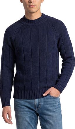 N.Peal N. PEAL Spitalfields Rib 100% Cashmere Funnel Neck Sweater