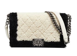 Chanel Medium Shearling Boy Flap Bag