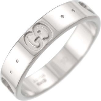 Gucci White Gold (18K) Band Ring (Pre-Owned)