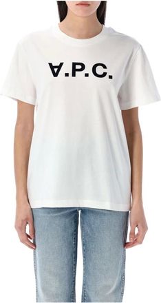 A.P.C. Mujer, Camisetas, Blanco, Talla: XL