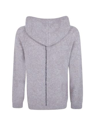 Giorgio Armani Alpaca Knit Hoodie - Beige
