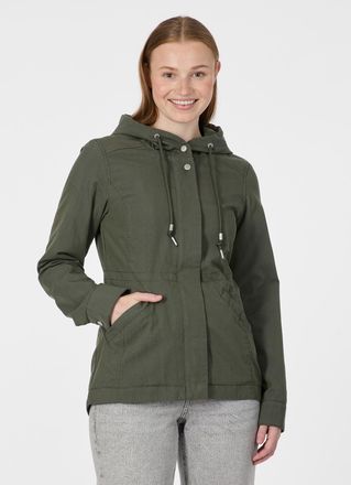 Ragwear Parka RAGWEAR DANKIRA, Damen, Gr. XXL, schwarz olive, Web, Obermaterial: 68% Baumwolle, 32% Polyamid, unifarben, Po-bedeckend, Jacken Parka, Mit Korde