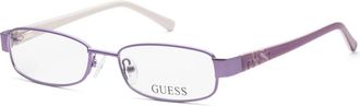 Guess Womens Rectangular Glasses In Purple