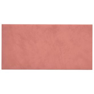 vidaXL Cabecero De Pared 12 Pcs Rosa Terciopelo Vidaxl