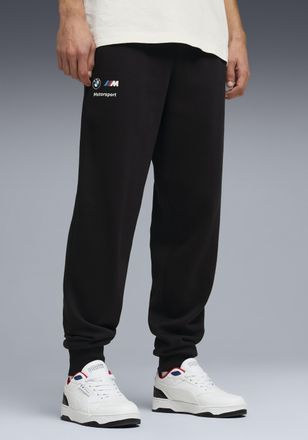 Puma Trainingshose PUMA BMW MMS ESS PANTS FLEECE, Herren, Gr. XL, N-Gr, puma schwarz, Fleece, Obermaterial: 68% Baumwolle, 32% Polyester, bedruckt, regular