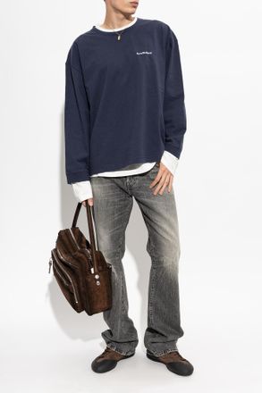Acne Studios Jeans With vintage Effect, Mens, Black