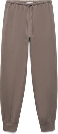 Mango Soft Finish Joggers in Coffee at Nordstrom, Size Medium