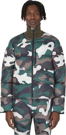 Kanghyuk Airbag Patched Down Jacket - Heren - Gewatteerde jassen - Veelkleurig - L - Polyester - Jassen