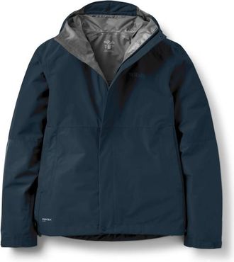 RAB Downpour Jacket Regenjacke f&uuml;r Damen | blau