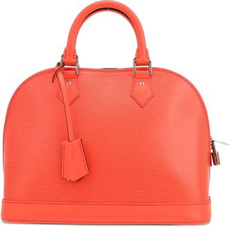 Louis Vuitton Borsa tote Alma piccola - Arancione
