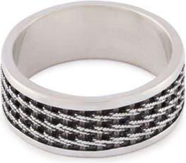 Serge DeNimes Silver Kusari Ring at Nordstrom, Size 10.5