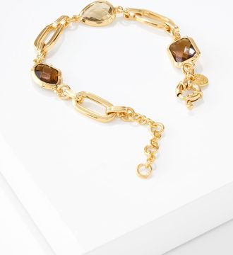 Talbots Meadow Dew Clasp Bracelet - Regent Taupe/Gold - 001 Talbots