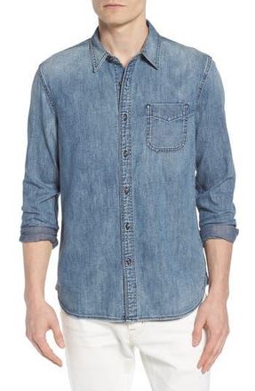 AG - Adriano Goldschmied Nelson Slim Fit Sport Shirt in 11 Years Castor at Nordstrom Rack, Size X-Small