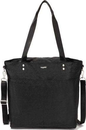 Baggallini Womens Carryall Laptop Tote Crossbody Bag