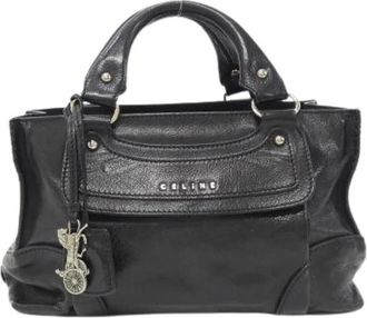 Celine Pre-owned Boogie Leren Handtas - Dames - Vintage Handtas - Zwart - ONE Size - Leer - Vintage