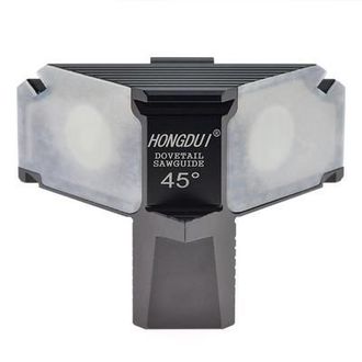 OEM Gu&iacute;a Magn&eacute;tica Para Sierra De Cola De Milano, Marcador De Plantilla, Calibre De Marcado Para Juntas De Madera Cortadas - Aluminio (45 Grados), Otras H