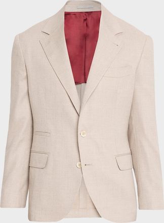 Brunello Cucinelli Linen Suit Jacket