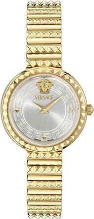Versace Greca Goddess Petite Horloge - Dames - Horloges - Geel - ONE Size - Accessoires