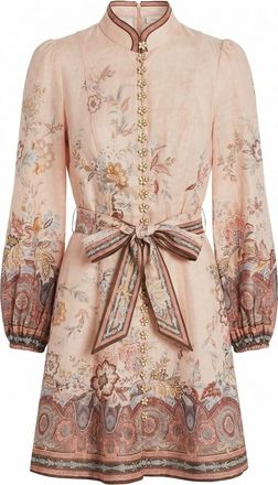 Zimmermann Alchemy Button Mini Dress