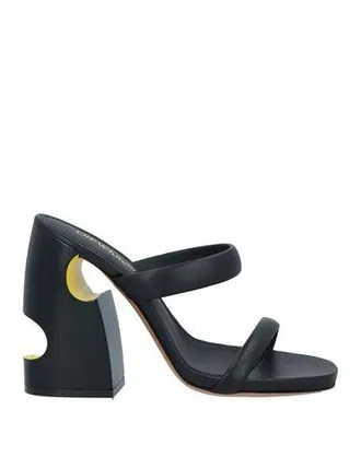 サンダル・ミュール Off-White SS25 (OWIH05E S25MAT0011001) Off-White Sandal With Logo - Black - Women