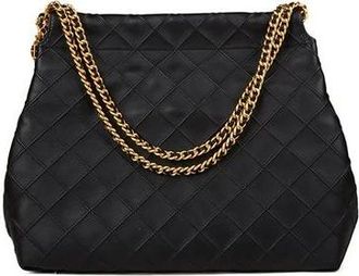 Tory Burch Fleming Hobo Bag - female - Tory Burch - Shoulder Bags - Black - ONE SIZE - Bags