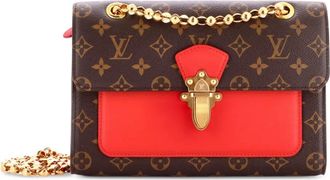 Louis Vuitton Victoire Handbag Monogram Canvas and Leather shoulder bag - Bruin