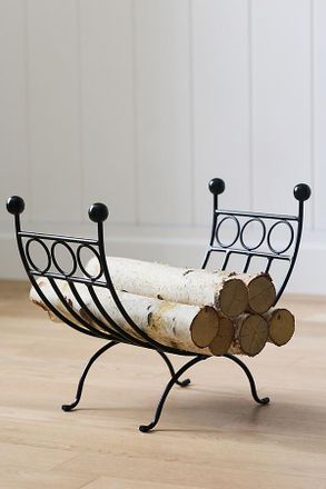 Be Home Folding Metal Legged Log Holder