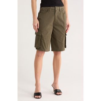 Good American Twill Cargo Shorts in Fatigue001 at Nordstrom Rack, Size 10