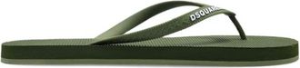 Dsquared2 Logo Teenslippers - Heren - Slippers - Groen - 42 EU - Schoenen