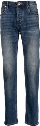 Emporio Armani mid-rise straight-leg jeans - men - Cotton - 30 - Blue