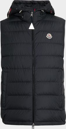 Moncler Mens Hooded Down Vest
