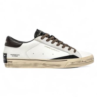 Crime London Heren, Schoenen, Wit, Maat: 45 EU Katoen