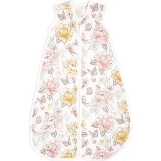 Aden + Anais Organic Cotton Muslin Wearable Blanket in Earthly at Nordstrom, Size 6-12M