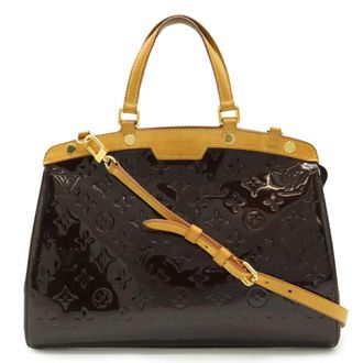 Louis Vuitton Amarante Monogram Vernis Handbag Shoulder Bag Tote Bag (Pre-Owned)
