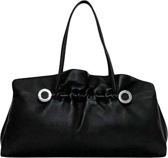 Bulgari Pre-owned Shoulder Bags, female, Black, Size: ONE SIZE Pre-owned Vintage Shoulder Bag