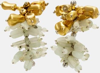 Dries Van Noten Orecchini pendenti con cristalli