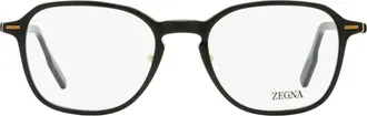 Ermenegildo Zegna EZ5255-H Modern Square Eyeglasses - Black