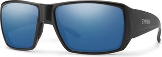 Smith Guides Choice S Performance Sunglasses - Matte Black | ChromaPop Glass Polarized Blue Mirror