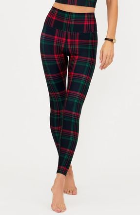 Beach Riot Piper Plaid Leggings in Ribbon Plaid at Nordstrom, Size Medium