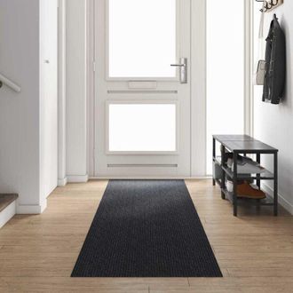 vidaXL vidaXL Runner in Moquette Antracite 80 x 400 cm Tessuto