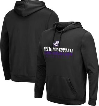 Colosseum Mens Colosseum Black TCU Horned Frogs Lantern Pullover Hoodie at Nordstrom, Size Xx-Large