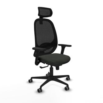 Piqueras y Crespo Silla De Oficina Piqueras Y Crespo Cilanco Negro Ruedas 65 Mm