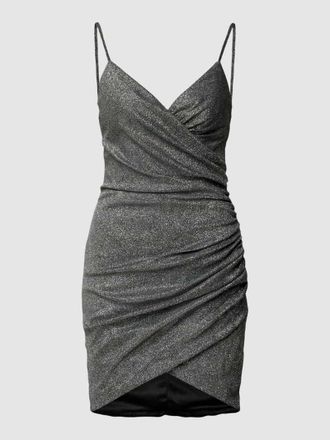 Luxuar Luxuar Cocktailkleid in Wickel-Optik in Black, Gr&ouml;&szlig;e 34