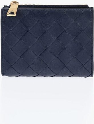 Bottega Veneta Braided Leather Wallet with Zip size One Size