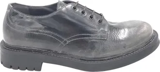 Moma Moma, Schoenen, Heren, Zwart, 41 EU, Leer, Gestreken Schoenen