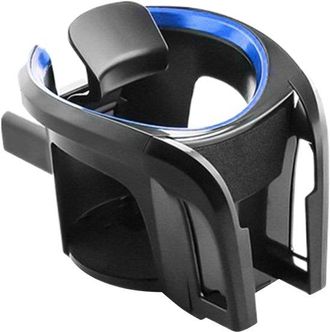 OEM Portabicchieri Universale Per Auto - 2 In 1: Portabottiglie, Portatazze E Supporto Per Telefono - Montaggio Regolabile Per Bocchetta Dellaria - Blu