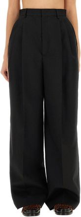 Moschino Black Tailored Pleated Pants