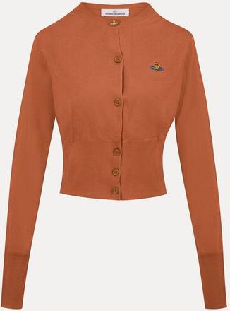 Vivienne Westwood Bea Cropped Cardigan Mako Cotton Terrarosa XS Women