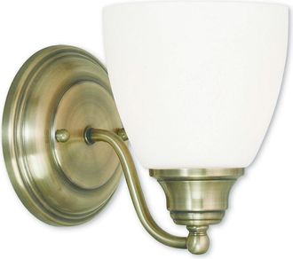 Livex Lighting Livex Somerville 1-Light Antique Brass Wall Sconce