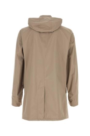 Herno Mens Carcoat Coat Gray Polyester
